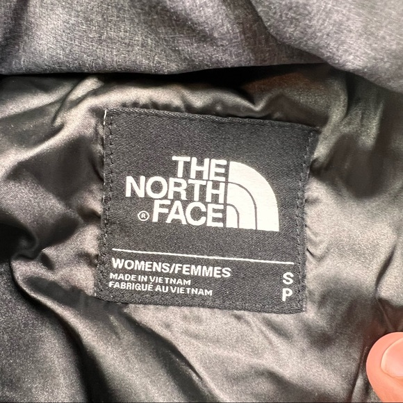 The North Face Dark Fray Puffer Hooded Long Parka Jacket Small Size L050822 - Picture 5 of 8